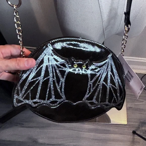 Betsey johnson bat whitchy crossbody nwt halloween costume - Picture 2 of 5